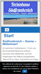 Mobile Screenshot of ferienhaus-sued-frankreich.de