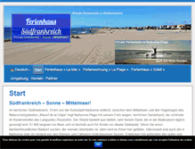 Tablet Screenshot of ferienhaus-sued-frankreich.de